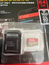 Micro-Sd-Card Sdxc V30 Sandisk Extreme Flash U3 Phone/Camera Trans 256GB 64GB 128GB A2