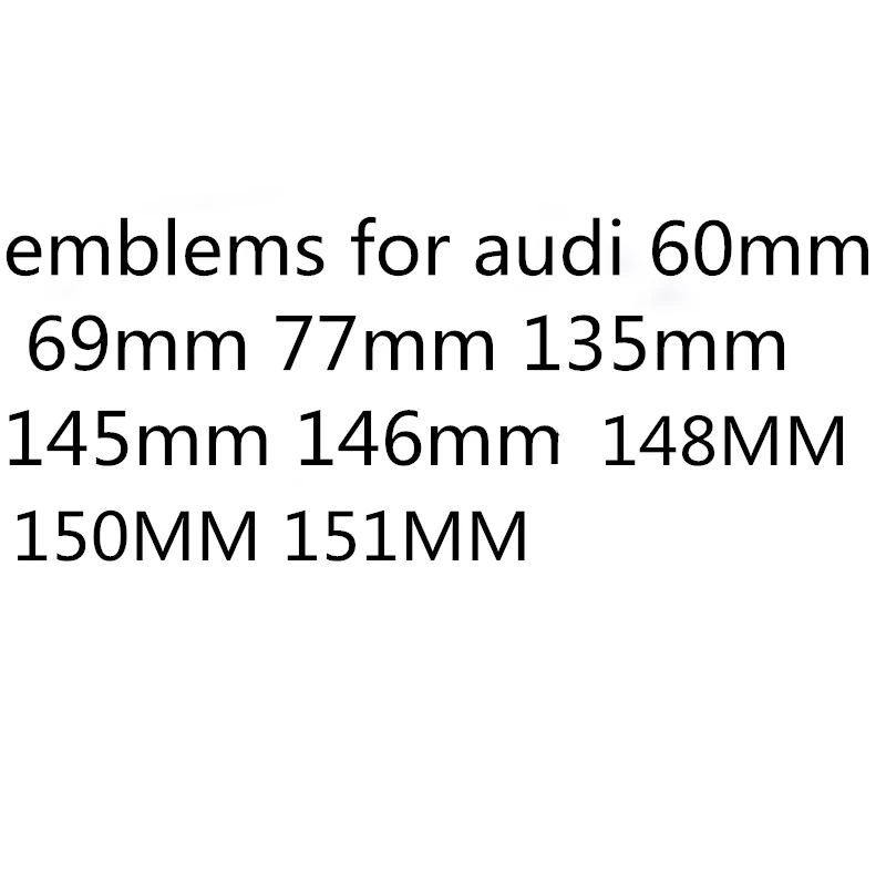

for audi 60mm 69mm 77mm 135mm 145mm 146mm 148mm 150MM 151MM caps