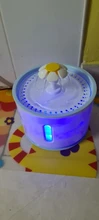 Fuente de agua para perros o gatos, dispensador eléctrico-automático, silencioso, y con luz LED, alimentador USB, capacidad 2,4 L