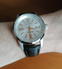 MAIKES-Correa de reloj de 20mm, 22mm, 24mm y 26mm, correa de reloj Vintage de cuero de vaca para Panerai Fossil