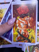 Cartas de oráculo del Tarot para mujeres y niñas, juego de mesa, novedad