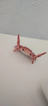 Japoneses nuevos creativos lindo cangrejo pluma titular halterofilia cangrejos Penholder estante soporte de almacenamiento regalo papelería