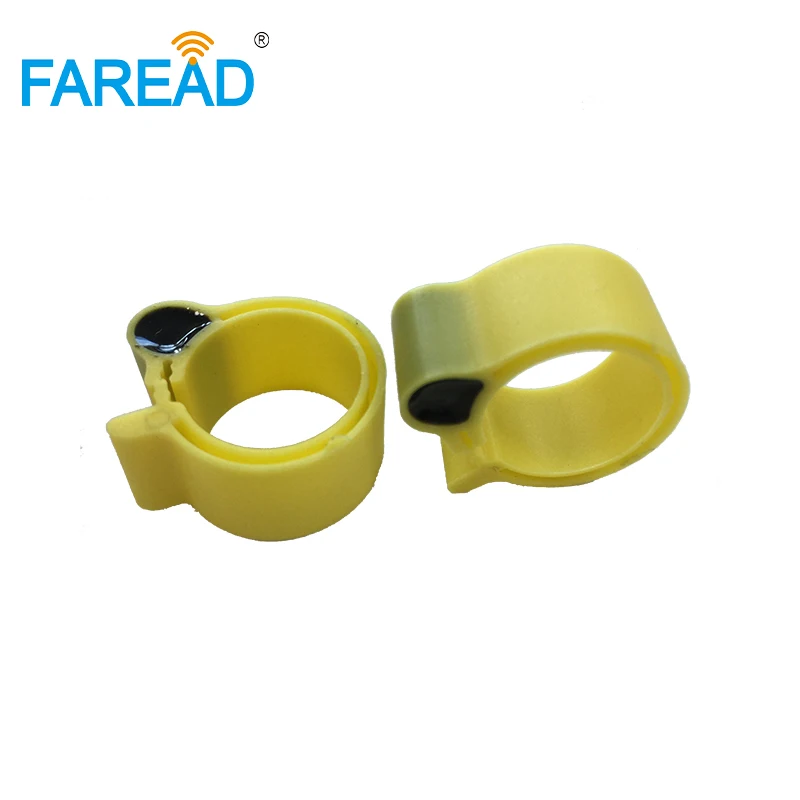 X100pcs RFID TK4100 chip125Khz RFID бирка на лапку кольцо для куриной утки ID taging
