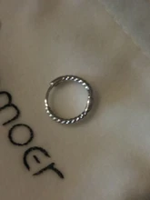 Hoop-Earrings 925-Sterling-Silver Minimalist-Design Bamoer Fashion Jewelry Women 
