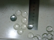 Aclovex-cabujón de cristal transparente para fabricación de joyas, cabujones redondos con parte trasera plana de 12mm, 20mm y 25mm, 1 paquete