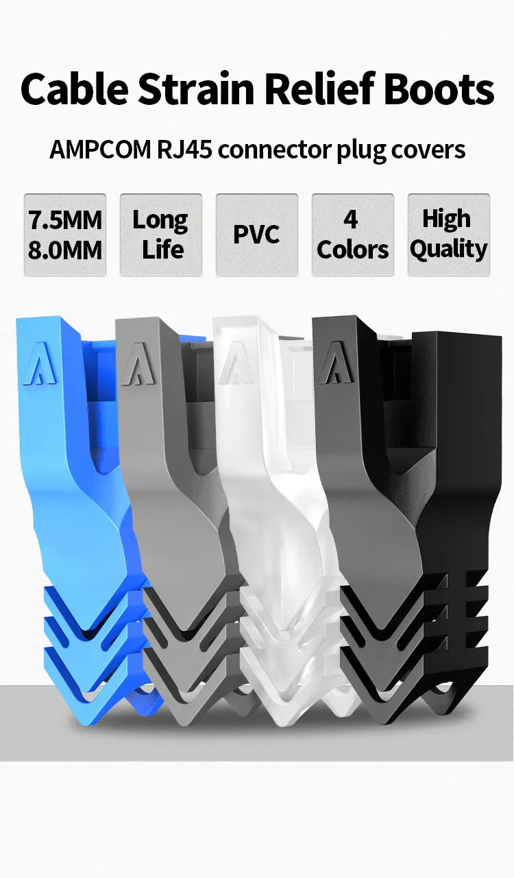 alívio de tensão cabo rj45 conector plug
