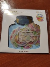 Pegatinas de decoración para diario y cuaderno, pegatinas con olor colorido, fruta de fresa, estampado dorado, 1 paquete de 48 Uds.