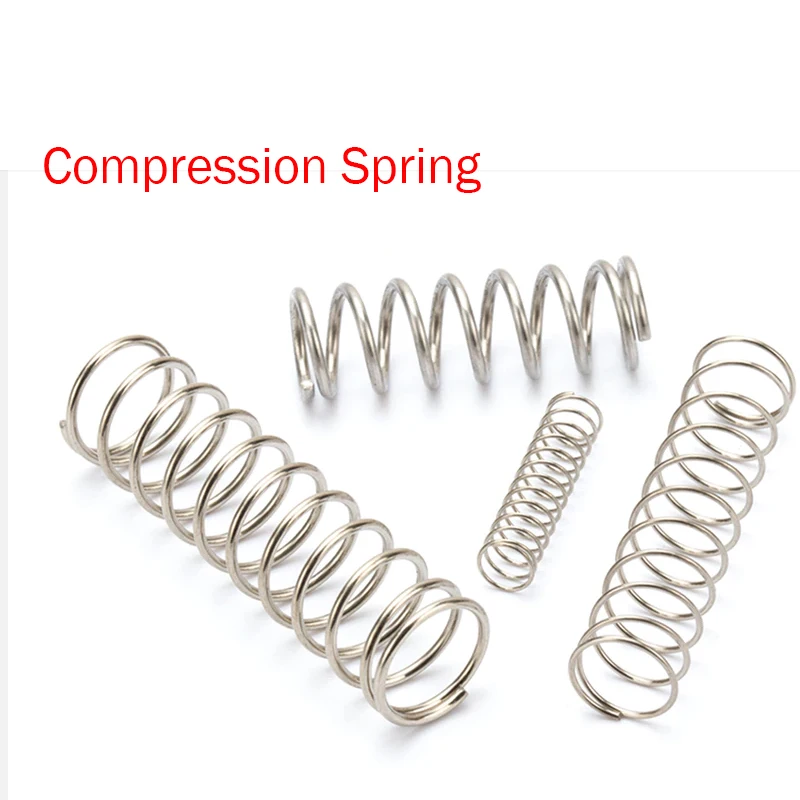 Compression Springs 10pcs Wire Diameter 0.3-0.8mm Stainless Steel Micro Small Compression Spring OD