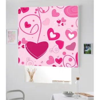 

Blind Iroa Youth Digital Print Hearts! ROLLER BLINDS TRANSLUCENT! (100X170)