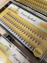 Extensiones de pestañas de extensión, 60 mechones de pelo Natural y grueso, Faux cils, Envío Gratis