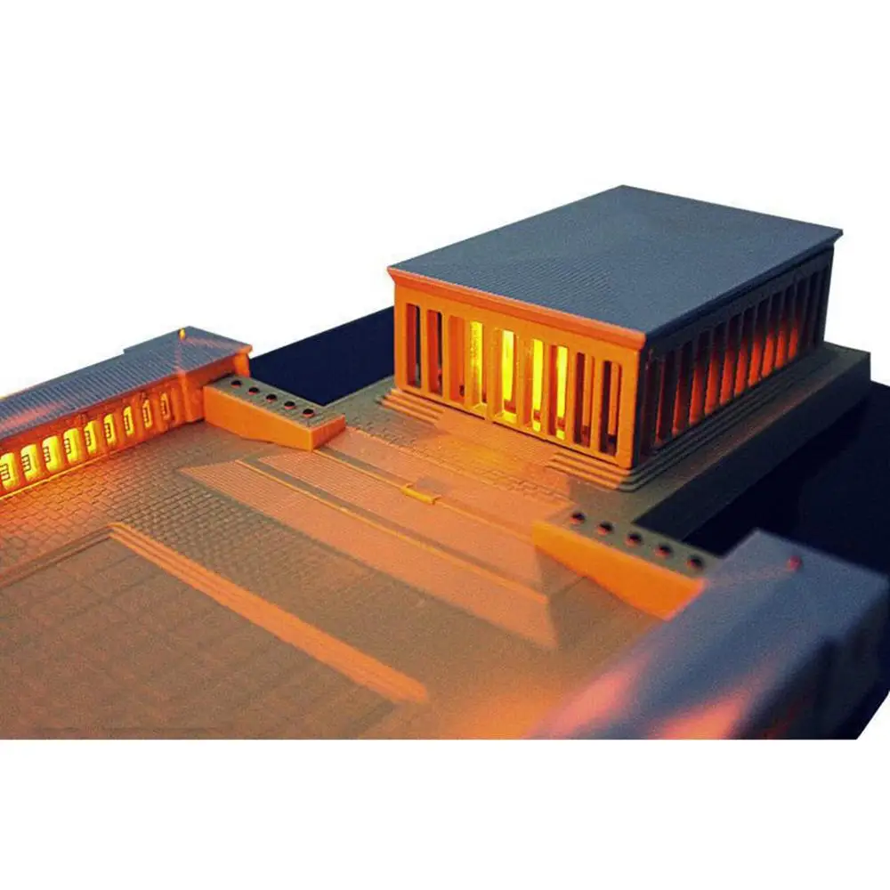 Anitkabir Maketi модель светодиодный светильник, мавзолей индейки знаменитые зодчихи 3D модель игрушка набор подарок детские игрушки