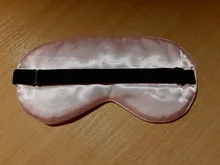 Cubierta de Ojos de imitación de seda para hombre y mujer, parche de sombra acolchado para dormir, antifaz para los ojos, antifaz para dormir, descanso de viaje, 1 Uds.