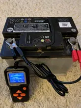 KONNWEI-probador de batería de motocicleta KW650, Analizador de sistema de batería de 12V y 6V, 2000CCA, herramientas de prueba de arranque de carga para el coche
