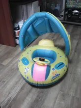 Accesorios para piscinas para bebé, anillo inflable para bebé, cuello de bebé, ruedas inflables para recién nacidos, Círculo de baño, flotador de seguridad para el cuello