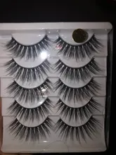 HBZGTLAD 2-20 pares 3D de visón pestañas falsas hecho a mano Wispy largo esponjosa pestañas falsas de ojos Natural extensión Kit de maquillaje Cilios