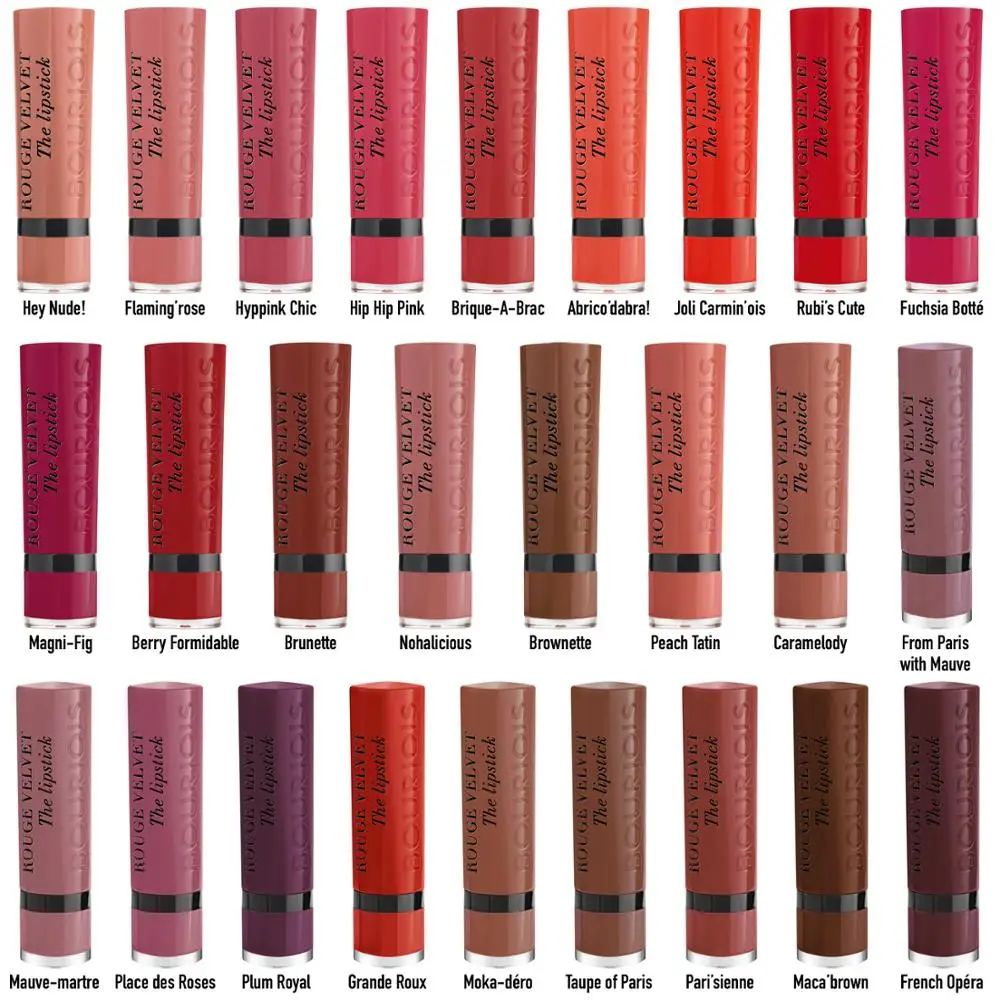 Cosmetics Bourjois lipstick lip rouge velvet stick Cosmetics Bourjois lipstick lip rouge velvet stick
