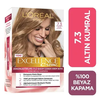 

Loreal L'oral Paris Excellence Creme 7.3 hair dye, краска для волос, hair color, hair dye