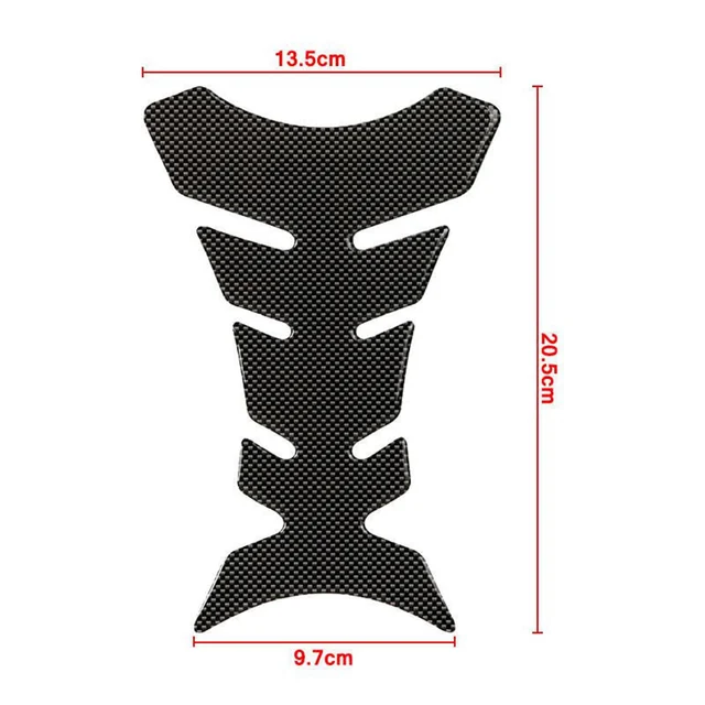Motorcycle Tank Sticker 3D Rubber Gas Fuel Oil Tank Pad Protector