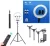 Кольцевая светодиодная лампа rl-18 46 см RGB color rl-21 54 см rl-14 36 см штатив три держателя смартфона пульт дистанционного управления для селфи видеочип
