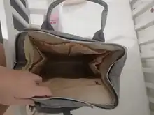 Insular-Mochila para pañales, bolso para cochecito de gran capacidad para mamá, bolsa multifunción para bebé, impermeable, organizador para pañales de viaje y aire libre