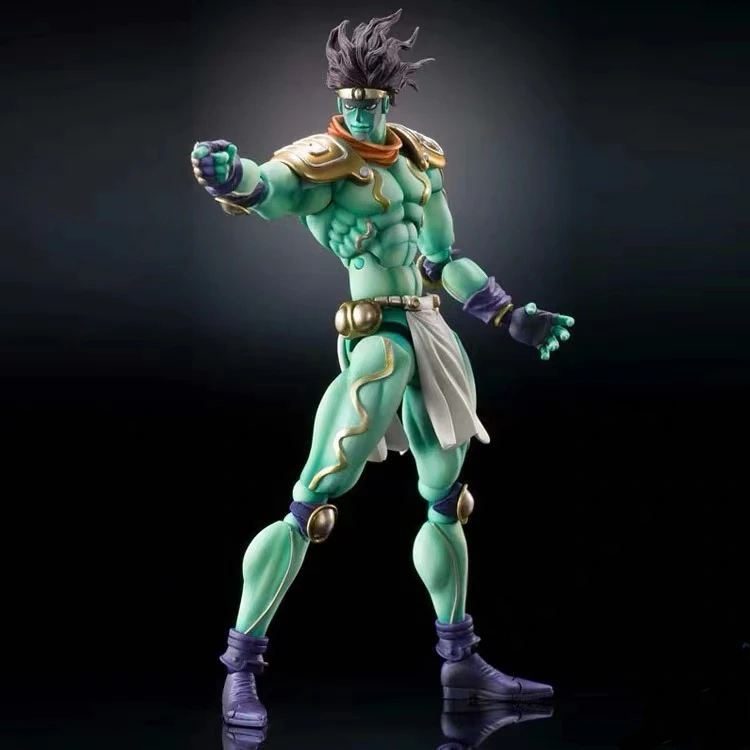 In Stock JoJos Bizarre Adventure StardustCrusaders Star Platinum Super Action Statue PVC Figur Model figure Dolls