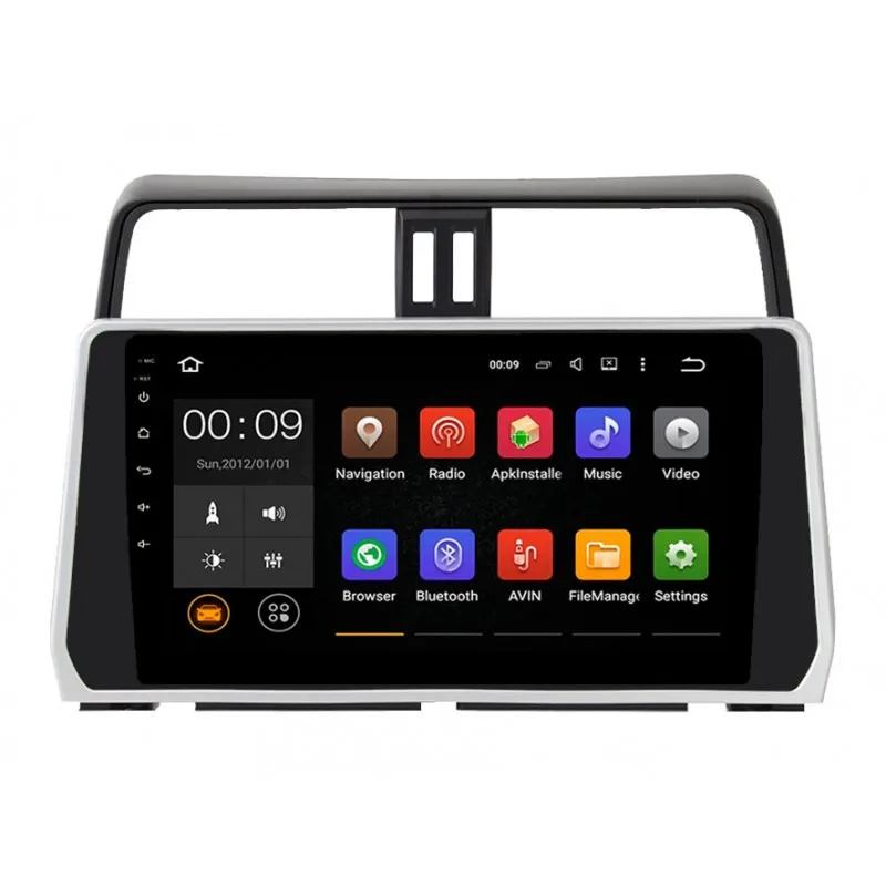 Штатная магнитола Roximo 4G RX-1126 для Toyota Land Cruiser Prado 150,(Android 6.0)(+ Камера заднего вида в подарок