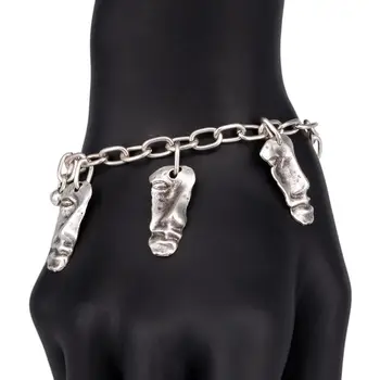 

Bracelet jewelery otokodesign 53651 (silver, carabiner, genuine leather)