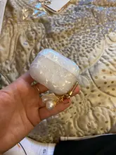 Funda de concha de perla para Apple Airpods 1 2 3, funda de lujo para AirPods Pro, accesorios para auriculares, estuche de auriculares