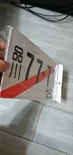 Placa de matrícula de aluminio JDM para motocicleta, placa de matrícula japonesa para bicicleta de carreras