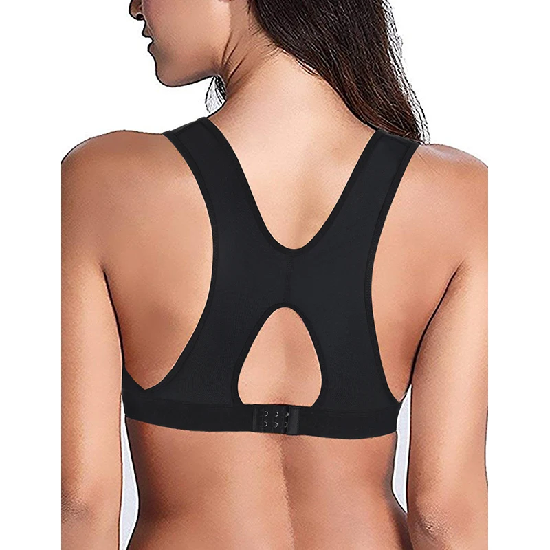 Sports Bras for Women No Underwire Full Coverage Shockproof Underwear Hide  Back Fat Padded Breathable Tank Top Supportive Bra