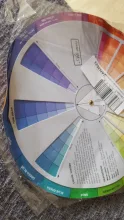 Nueva tabla de tinta de rueda de mezcla de Color de diseño de tarjeta de papel profesional guía círculo Central gira pigmento de uñas de tatuaje