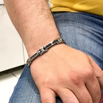 

Newest Most Popular 316 L Quality Steel Male Bracelet