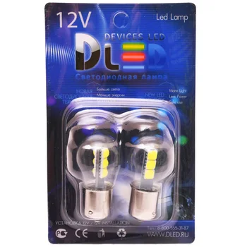 

1pcs LED Car Lamp 1156 - P21W - S25 - BA15s - 6 SMD 3030