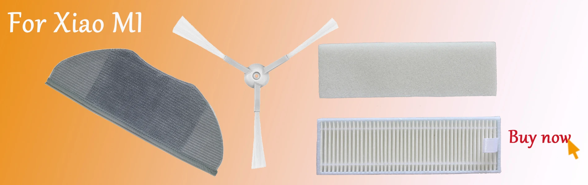 Roller Side Brush Hepa Filter Mop Cloth Bumper Stripe for Xiaomi Mi G1 Robot Vacuum-Mop Essential G1 Cleanner MJSTG1 / SKV4136GL