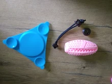 Dog-Bowl-Mat Training-Helper Pet-Slow-Feeder Grooming Bathing Feeding Soft-Silicone 18--18--1.5cm