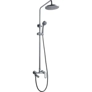 

Bravat Opal shower system with bath mixer (f6125183cp-a3-rus)