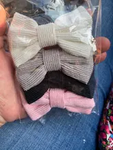 Pinzas para el pelo para niña pequeña, lazos, pasador de pana para niño, horquillas retro para fiesta, Clip de pico de pato