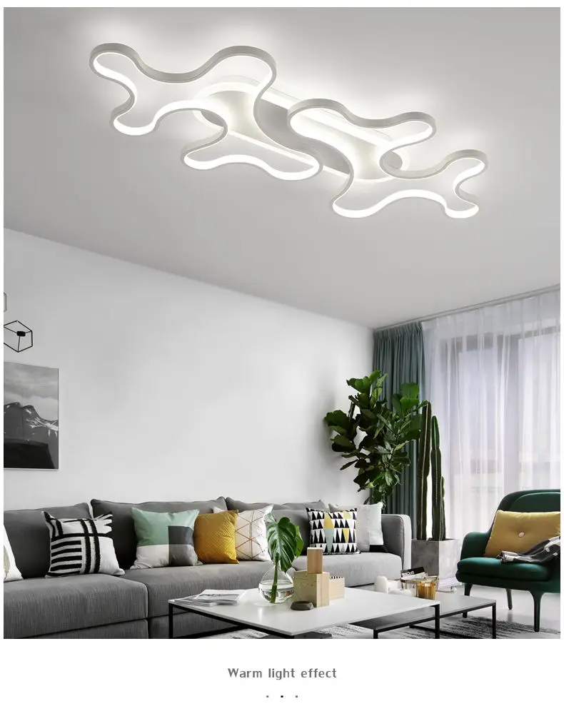 cheap chandeliers Led Chandeliers For Living Room 2022 White Clouds Bedroom Children's Kitchen Modern Ceiling Lamp Home Indoor Lighting Fixtures black and gold chandelier