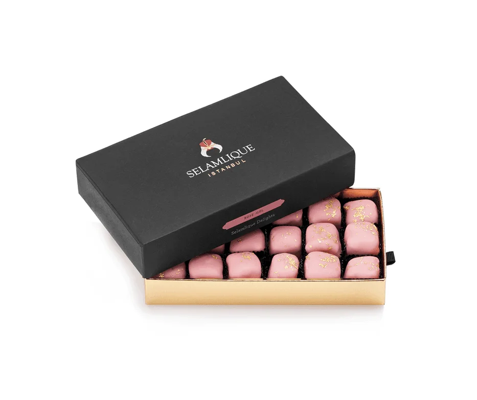 

Selamlique Luxury Turkish Delight with Rose, 190 g