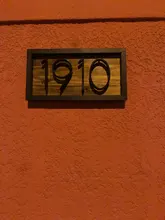 House-Number Sign Floating Alphabet Letters Big Address Plaque Dash-Slash Modern-Door