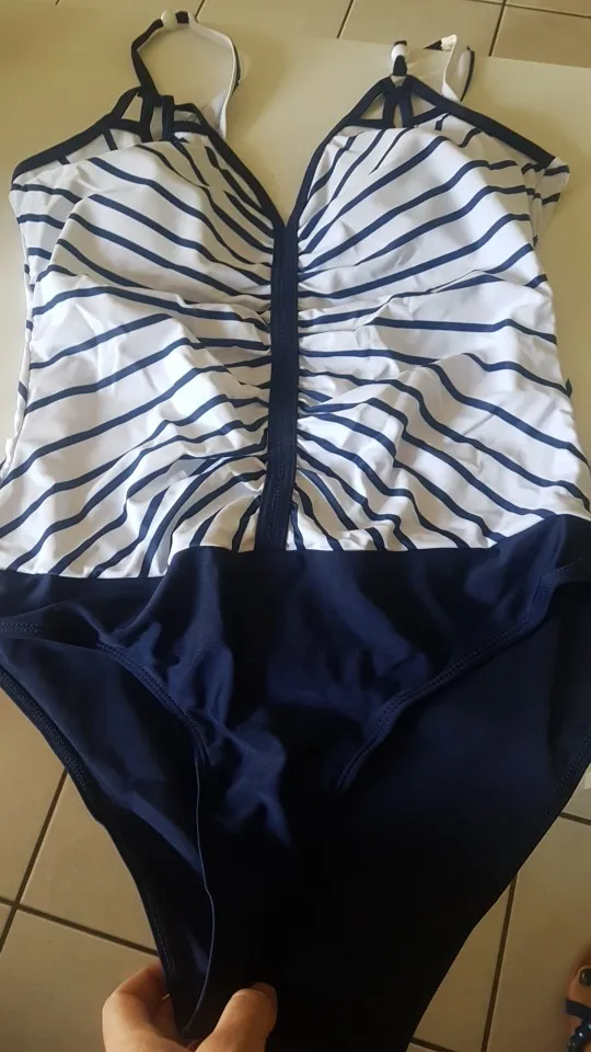 Women Printed One-Piece Swimsuit photo review