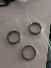 Anillos planos de hematita, joyería de calidad AAA, 6 mm de ancho, 1 unidad, HR1002