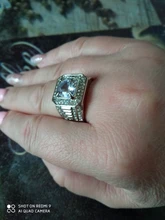 FDLK suntuoso de los hombres de aleación de Zinc de anillo de 2,0 quilates Natural cristal CZ blanco anillo venda de boda de los hombres joyería de fiesta