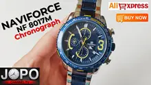 NAVIFORCE-relojes deportivos multifunción para hombre, de cuarzo, resistente al agua, de pulsera, de acero inoxidable, Militar