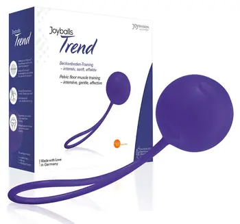 

Purple vaginal ball Joyballs with loop