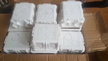 Mounting-Lining-Box Socket Cassette Wall-Switch Wallpad White-Wall for 86--86mm Universal