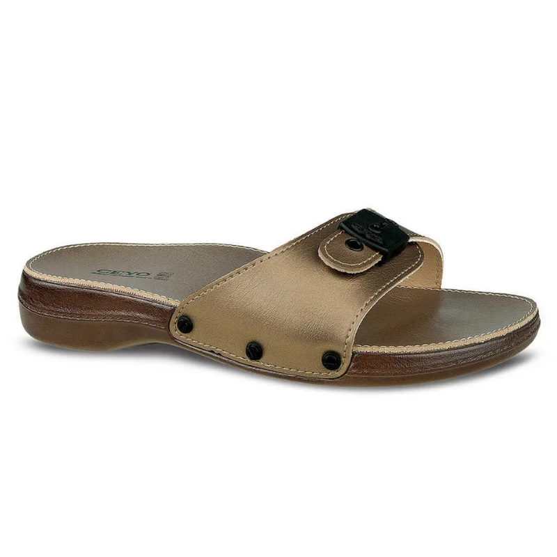 

Women's Slippers 2022 Sneakers Shoe Heels Buckled Casual Flat Sandals Homestreet Faux Adult Leather Summer Solid Winter Women Sl