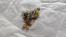 Protectores de alambre de 100x4mm, accesorios de forma de U, cierres, conector para fabricación de joyas, 4,5 unids/lote