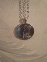 Colgante de cúpula de cristal con 12 signos del zodiaco para mujer, collar con constelaciones, joyería de moda para mujer, Cáncer de Virgo, Aries, Gemini, regalo de cumpleaños