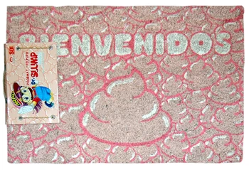 

Toei Animation Dr,Slum aralee-pink poop-outdoor doormat-welcome message carpet
